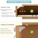 12 Pack Magnetic Cabinet Locks for Child Safety