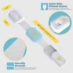 10 Pack Baby Proof Cabinet Locks with Adhesives