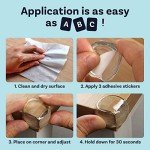 Baby Corner Protectors for Safe Furniture (12 Pack)