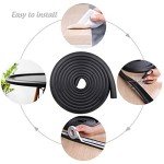 Baby Proofing Edge Corner Guards - 16.2ft Black