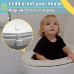 10 Pack Baby Proof Cabinet Locks with Adhesives