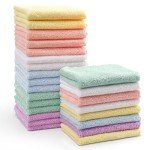 Soft Microfiber Baby Washcloths - 24 Pack