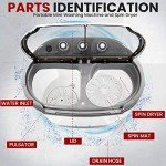 Pyle Portable Mini Washer & Dryer 2-in-1