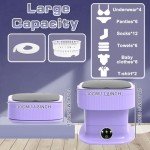 Mini Portable Washing Machine for Baby Clothes (Purple)