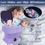 Mini Portable Washing Machine for Baby Clothes (Purple)
