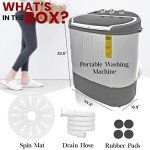 Pyle Portable Mini Washer & Dryer 2-in-1