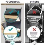 YOUDENOVA 6-Shelf Hanging Closet Organizer - Grey