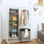 BrilliantJo 5-Shelf Hanging Closet Organizer - 2 Pack
