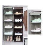 BrilliantJo 5-Shelf Hanging Closet Organizer - 2 Pack