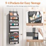 Over-the-Door Storage Organizer with Clear Pockets