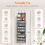 Over-the-Door Storage Organizer with Clear Pockets