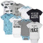 8-Pack Baby Boys' Short Sleeve Bodysuits & Tee Set