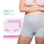 Frida Mom Postpartum Disposable Boyshort Underwear, Grey