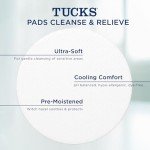 TUCKS Medicated Cooling Pads with Witch Hazel, 100 Count