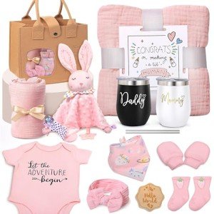 New Mom Gift Set with Tumblers for Parents