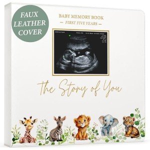 Baby Memory Book - Safari Theme Keepsake Journal