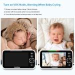 HelloBaby 5" No WiFi Baby Monitor with Camera