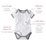 Burt's Bees Baby 5-Pack Organic Bodysuits