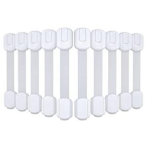 10 Pack Baby Proof Cabinet Locks with Adhesives