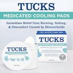 TUCKS Medicated Cooling Pads with Witch Hazel, 100 Count