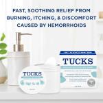 TUCKS Medicated Cooling Pads with Witch Hazel, 100 Count