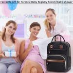 Waterproof Diaper Backpack Tote with Insulated Pockets