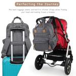 Unisex Waterproof Baby Diaper Backpack with Accessories