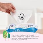 Mama Bear Hypoallergenic Baby Wipes, Fragrance-Free (6pk)