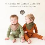 10-Pack Konssy Muslin Baby Bandana Bibs