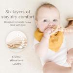 10-Pack Konssy Muslin Baby Bandana Bibs