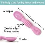 Silicone Rainbow Spoon Set for Babies & Toddlers