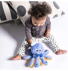 Multilingual Baby Octopus Plush Toy