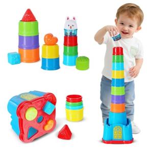 Nesting Stack Toy Set for Babies & Toddlers
