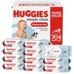 Huggies Simply Clean Unscented Baby Wipes