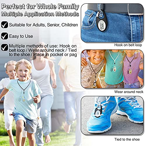 3D Step Counter and Pedometer with Lanyard
