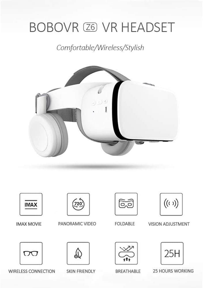 Wireless VR Headset for Phones