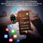 XSCQ Men's Military Smart Watch with GPS & Fitness Tracking