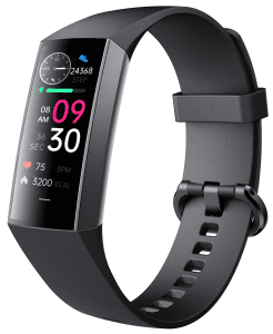 Waterproof Fitness Smartwatch with Heart Rate Monitor
