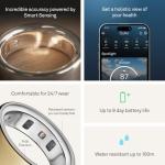 Oura Ring 4 - Gold - Size 15 - Smart Fitness Tracker