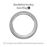 Oura Ring 4 - Silver Smart Fitness Tracker