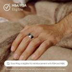 Oura Ring 4 - Silver Smart Fitness Tracker
