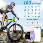 Smart Watch with Alexa, 1.83" Touchscreen, Fitness Tracker