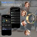 YULUCKGO Women’s Smart Ring Fitness Tracker