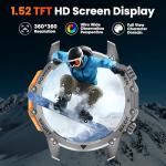 Hwagol Waterproof Military Smart Watch for Men