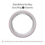 Oura Ring 4 Ceramic in Petal, Size 8