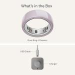 Oura Ring 4 Ceramic in Petal, Size 8