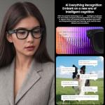 AMZISH AI Smart Glasses with HD Camera & Audio