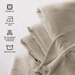 Utopia Bedding Khaki 100% Cotton Blanket [King Size - 90x108 Inch] 350GSM Lightweight, Soft and Breathable Thermal Blanket for All Seasons