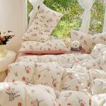 Bonenjoy Duvet Cover Soft Bed Cover Floral Style Quilt Cover 이불커버 Single/Double/Queen Size Comforter Cover (No Pillowcase)