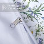 3pcs plants pattern printed bedding set,soft and comfortable, 1*duvet cover+2*pillowcase, suitable for women and adult's bedroom